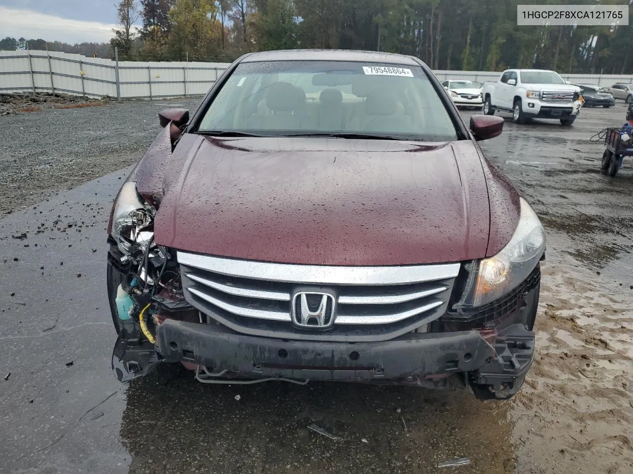 2012 Honda Accord Exl VIN: 1HGCP2F8XCA121765 Lot: 79548864