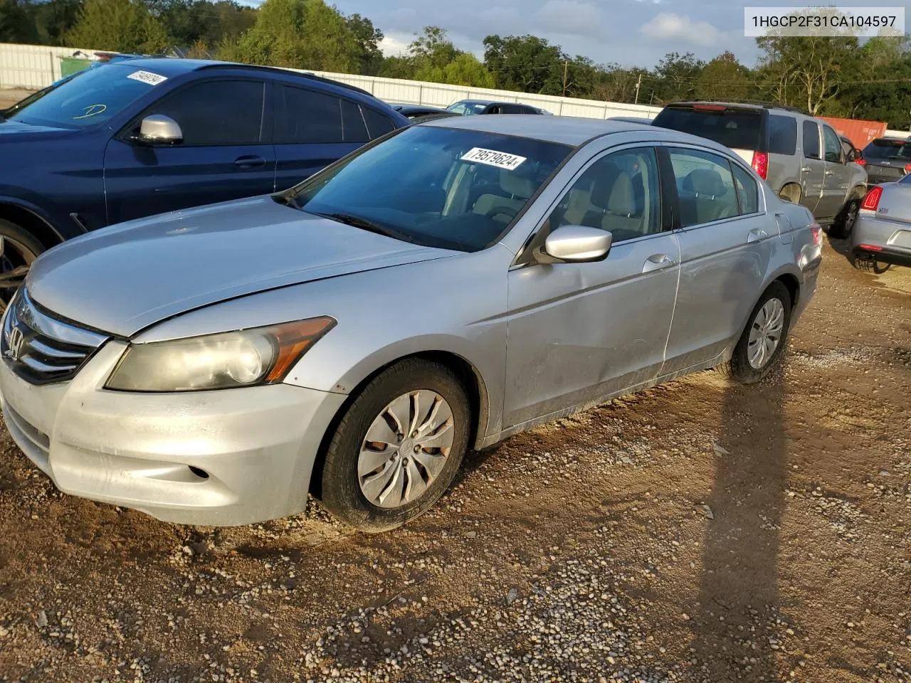 2012 Honda Accord Lx VIN: 1HGCP2F31CA104597 Lot: 79579624