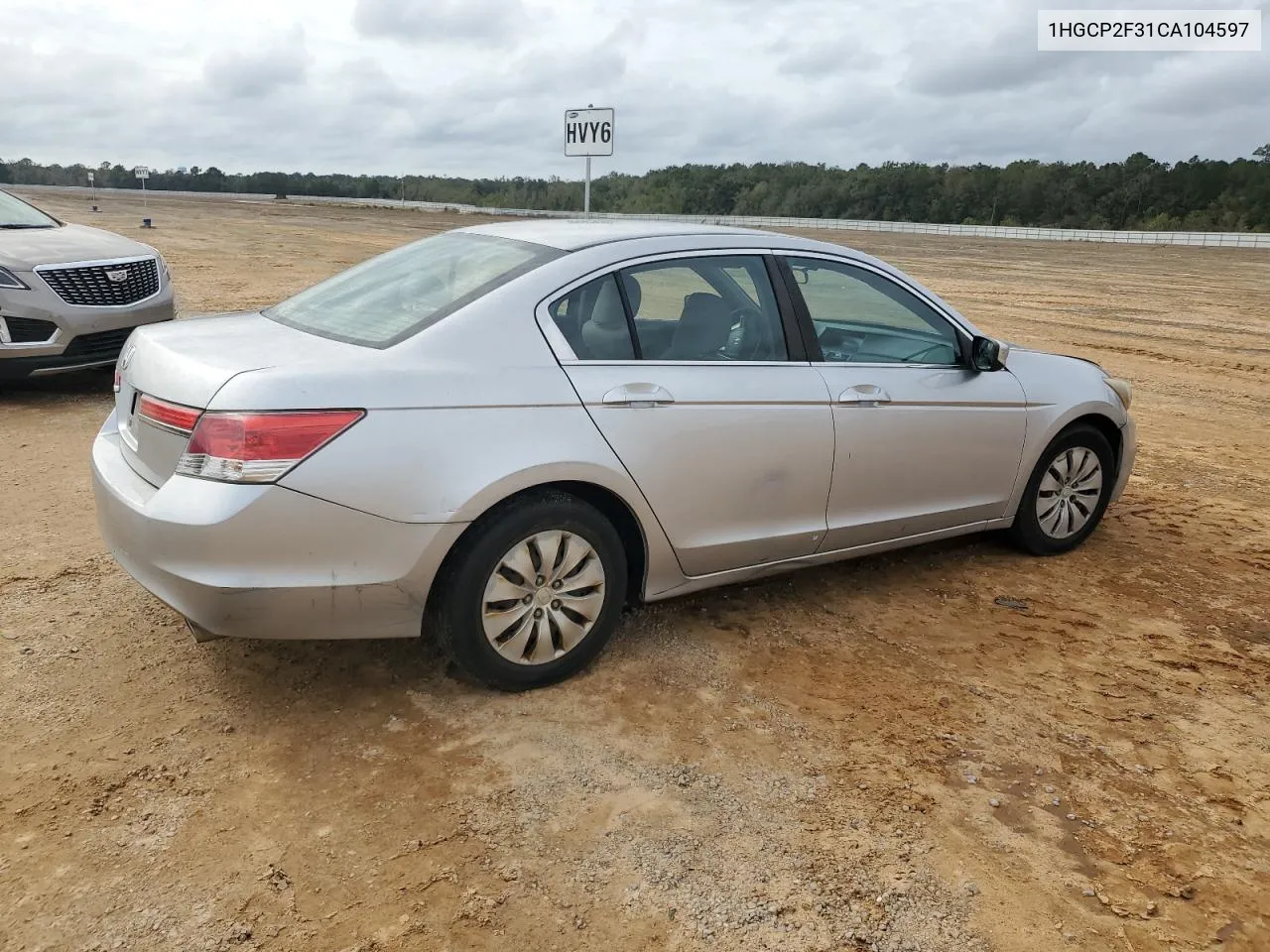 2012 Honda Accord Lx VIN: 1HGCP2F31CA104597 Lot: 79579624