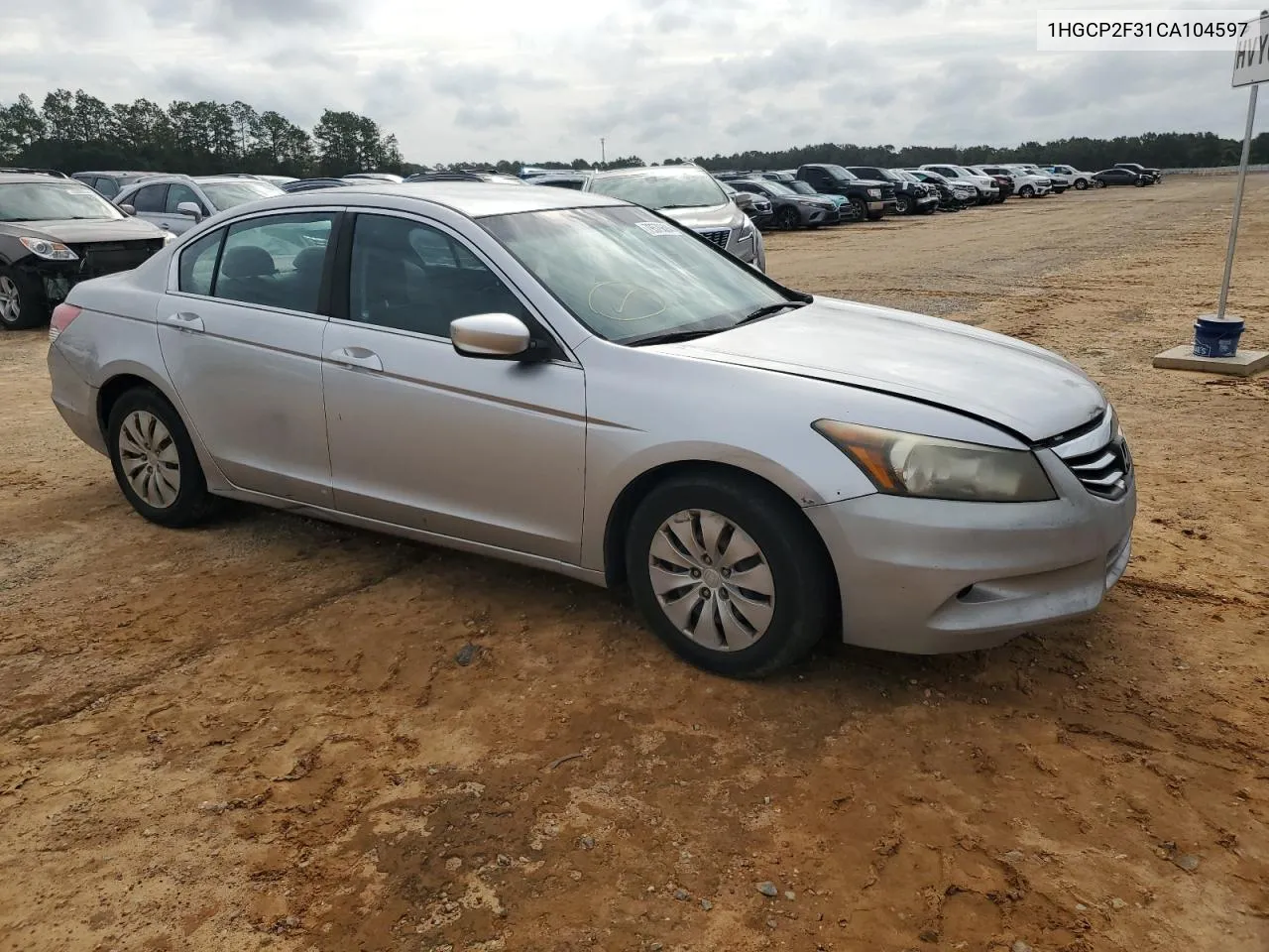 2012 Honda Accord Lx VIN: 1HGCP2F31CA104597 Lot: 79579624