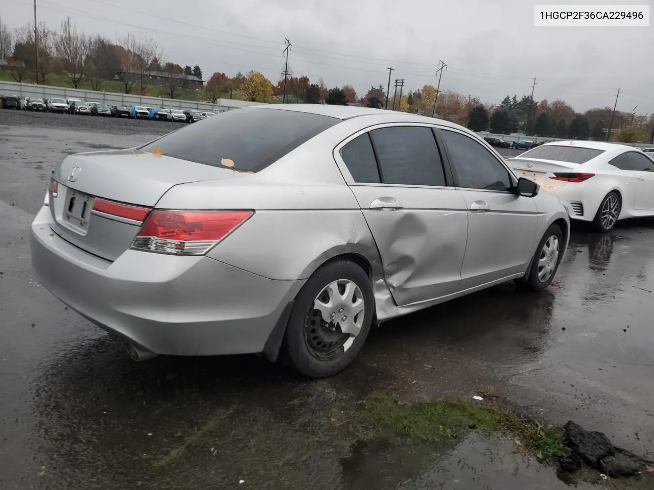 2012 Honda Accord Lx VIN: 1HGCP2F36CA229496 Lot: 80700174