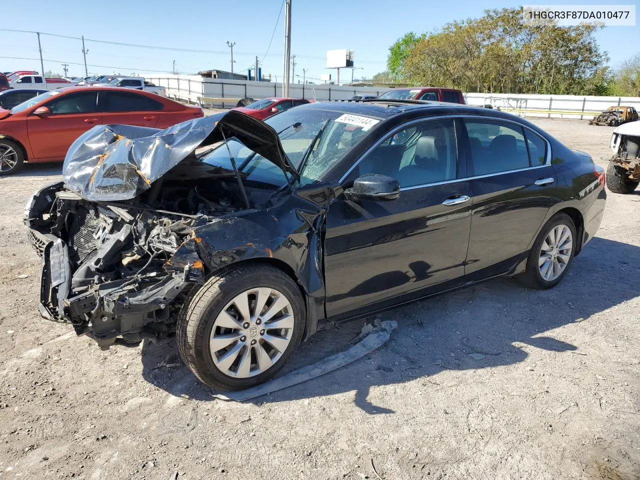 2013 Honda Accord Exl VIN: 1HGCR3F87DA010477 Lot: 50441144