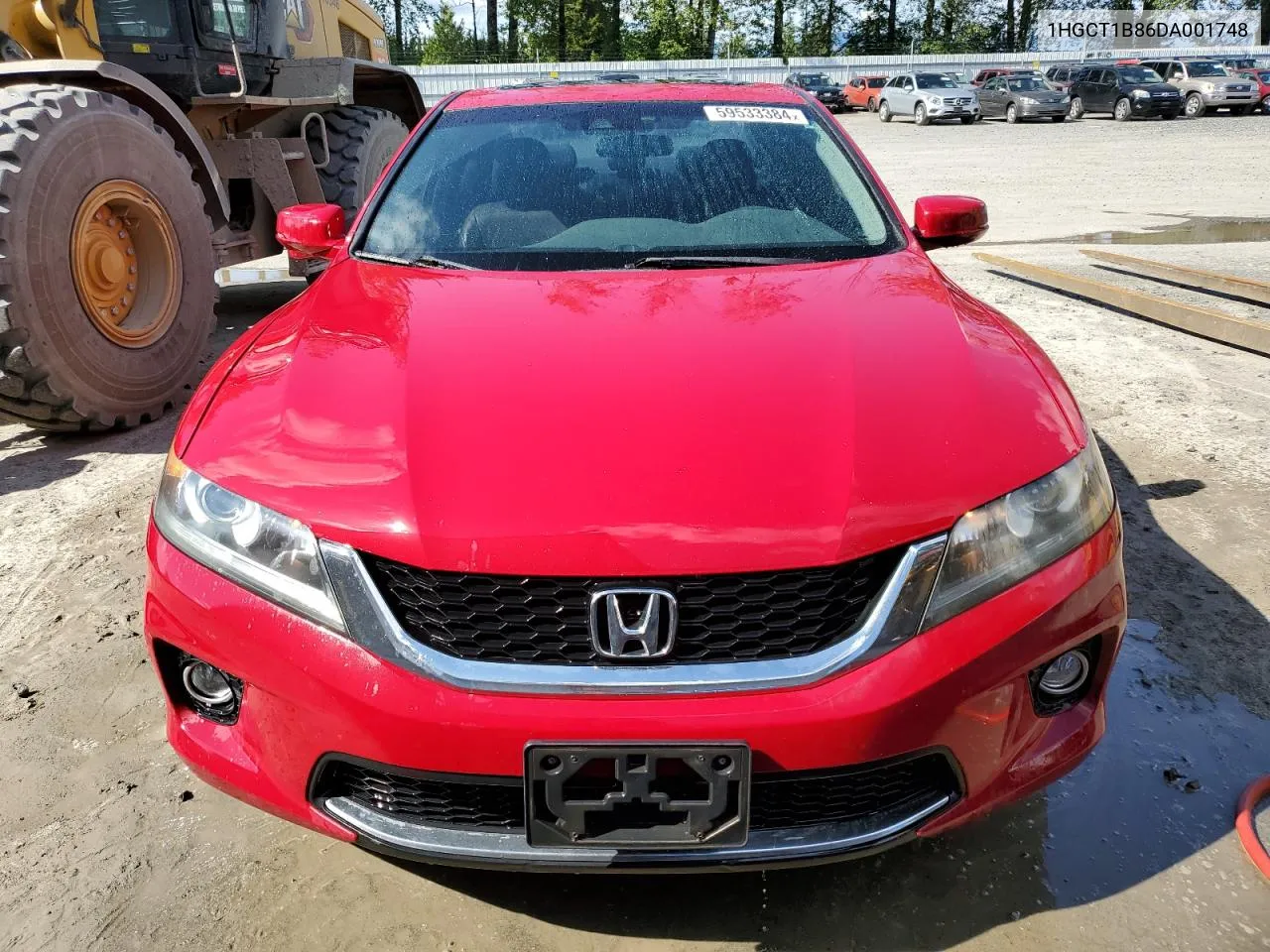 2013 Honda Accord Exl VIN: 1HGCT1B86DA001748 Lot: 59533384