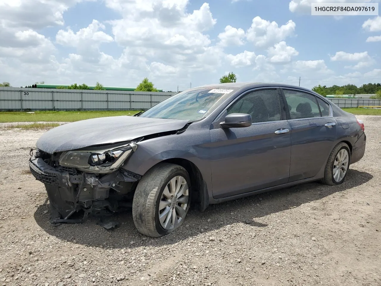 2013 Honda Accord Exl VIN: 1HGCR2F84DA097619 Lot: 62069284