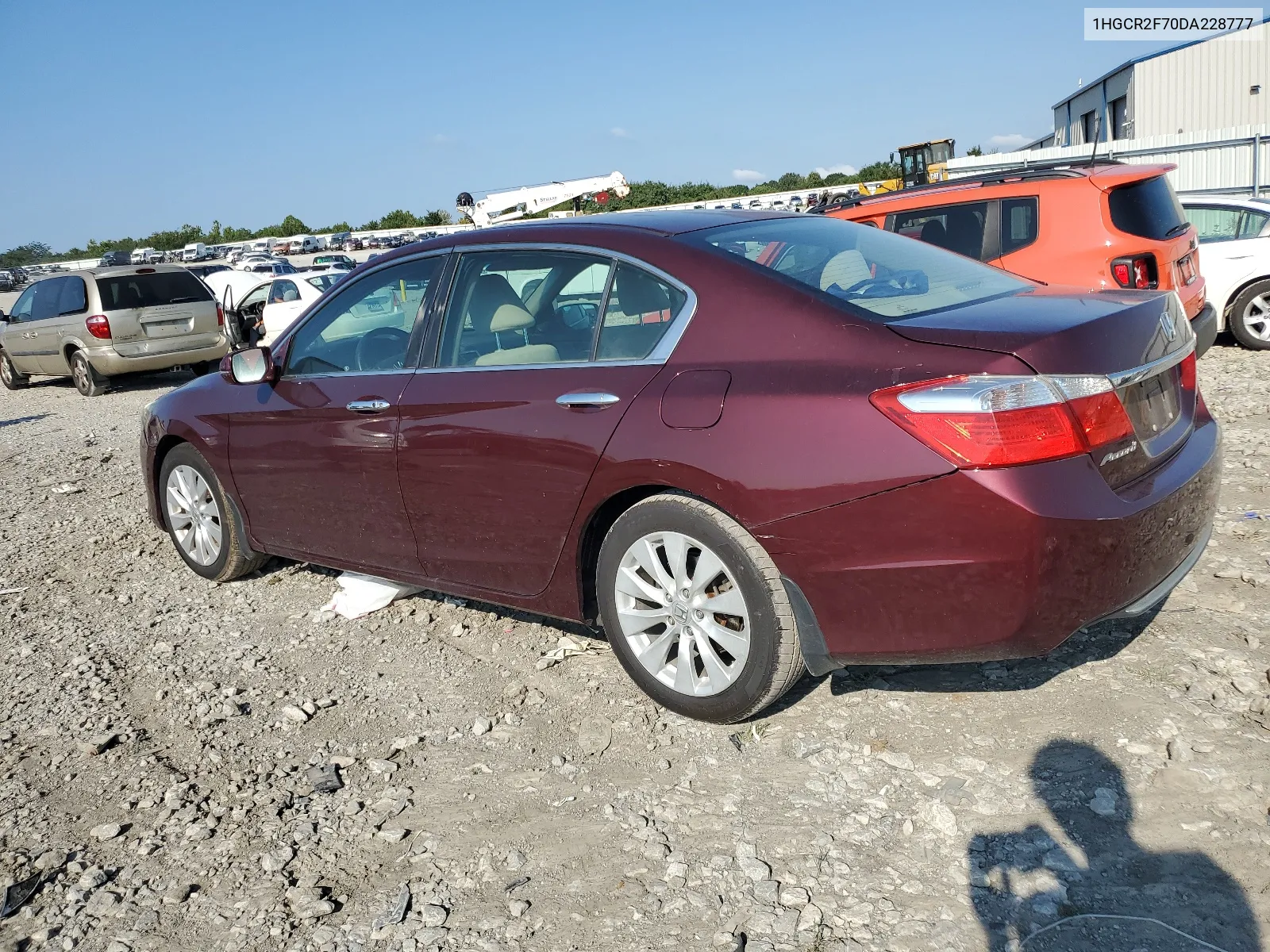 2013 Honda Accord Ex VIN: 1HGCR2F70DA228777 Lot: 66179954