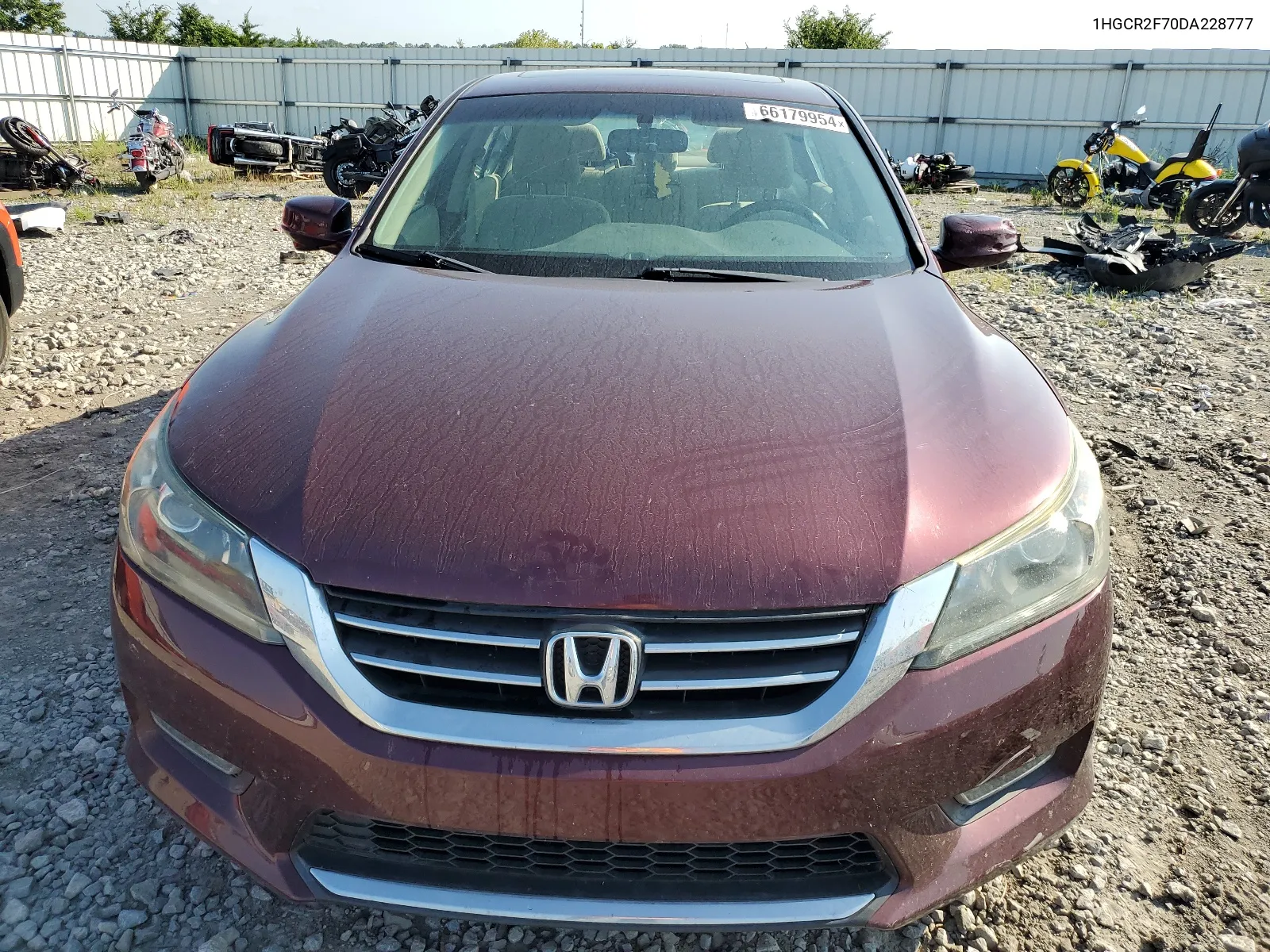 2013 Honda Accord Ex VIN: 1HGCR2F70DA228777 Lot: 66179954