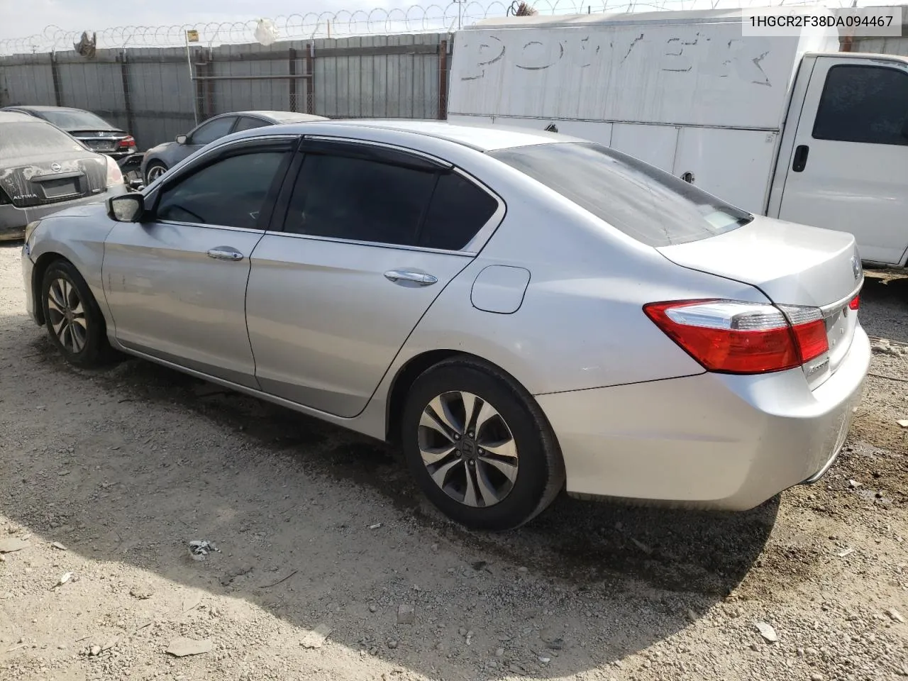 1HGCR2F38DA094467 2013 Honda Accord Lx