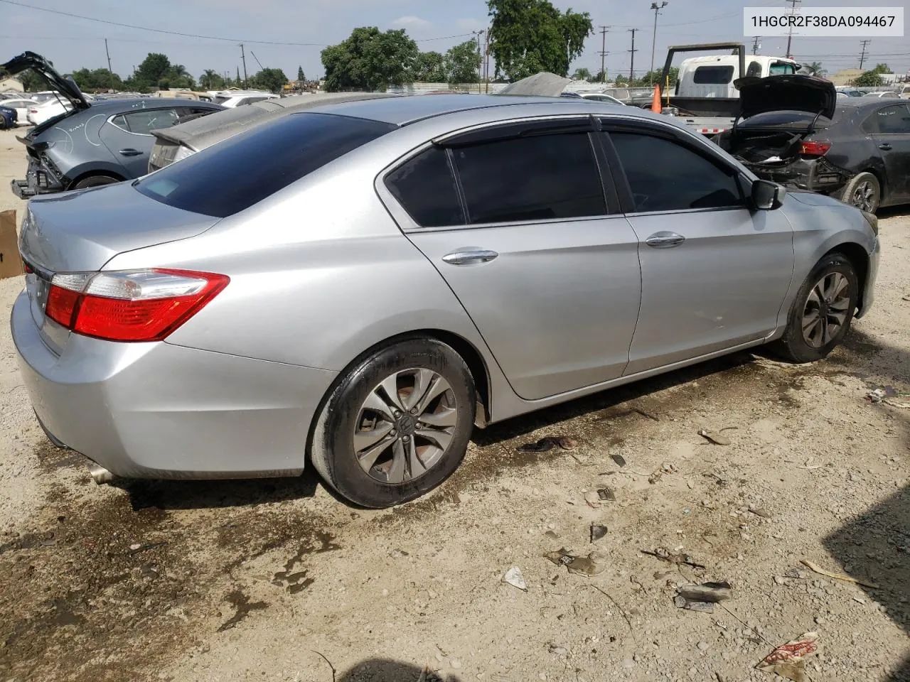 1HGCR2F38DA094467 2013 Honda Accord Lx