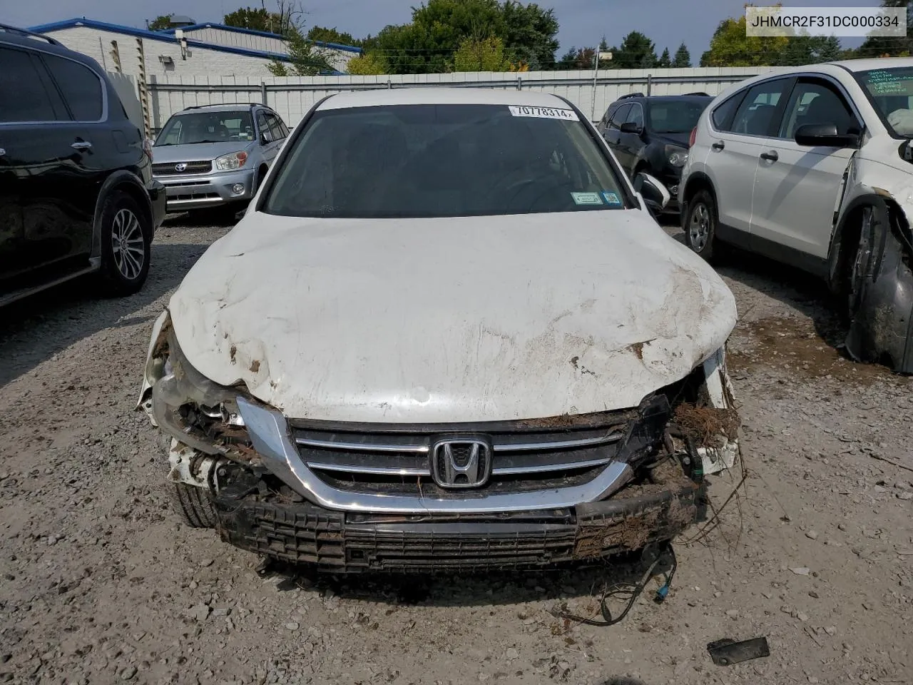 2013 Honda Accord Lx VIN: JHMCR2F31DC000334 Lot: 70778314