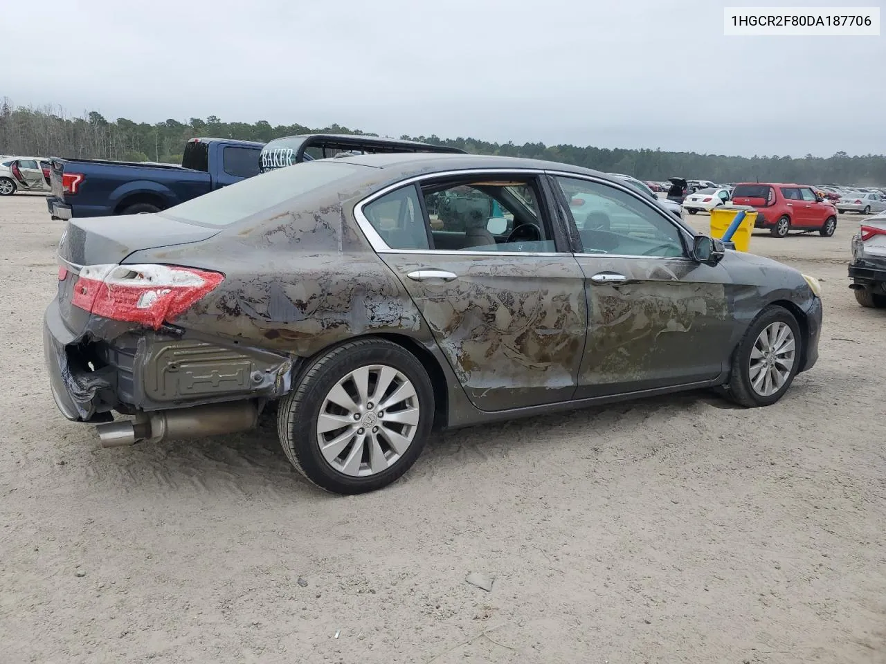 1HGCR2F80DA187706 2013 Honda Accord Exl