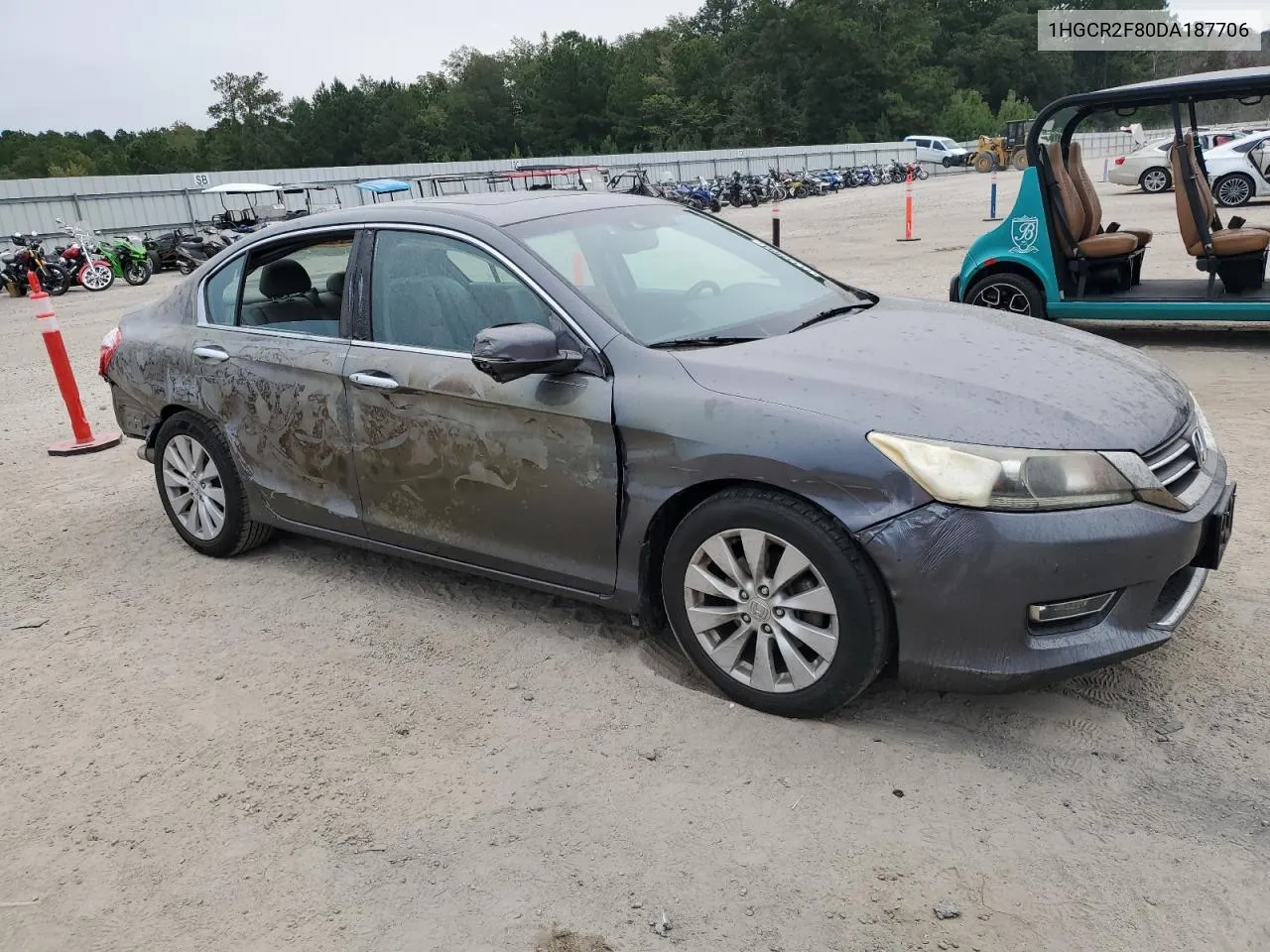 2013 Honda Accord Exl VIN: 1HGCR2F80DA187706 Lot: 71132894