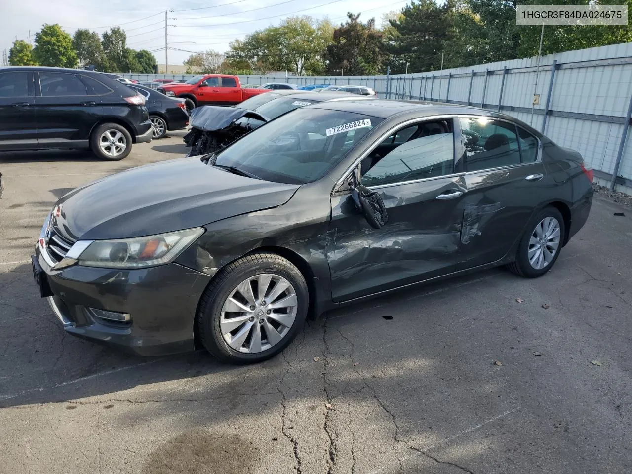 2013 Honda Accord Exl VIN: 1HGCR3F84DA024675 Lot: 72266824