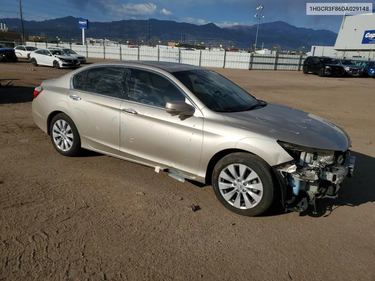 2013 Honda Accord Exl VIN: 1HGCR3F86DA029148 Lot: 73040394