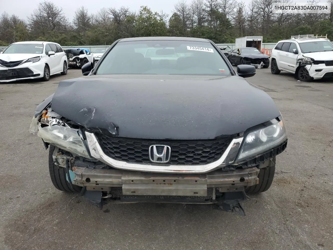 2013 Honda Accord Exl VIN: 1HGCT2A83DA007594 Lot: 73345414