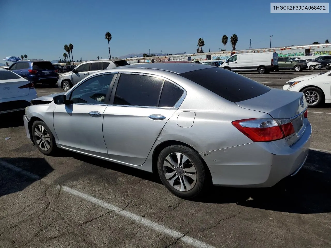 2013 Honda Accord Lx VIN: 1HGCR2F39DA068492 Lot: 73806634