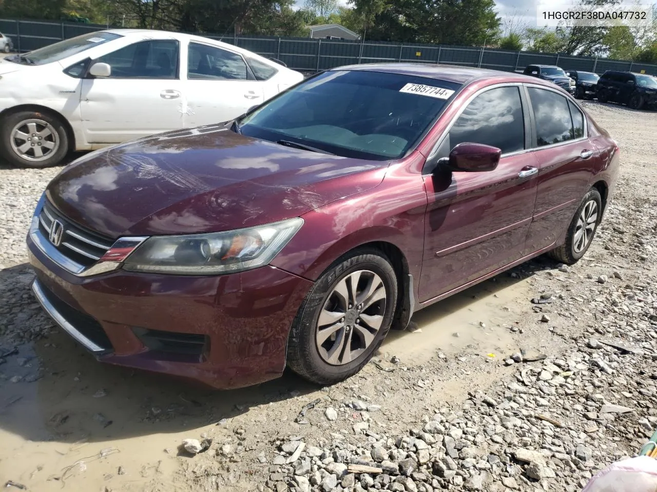 2013 Honda Accord Lx VIN: 1HGCR2F38DA047732 Lot: 73857744