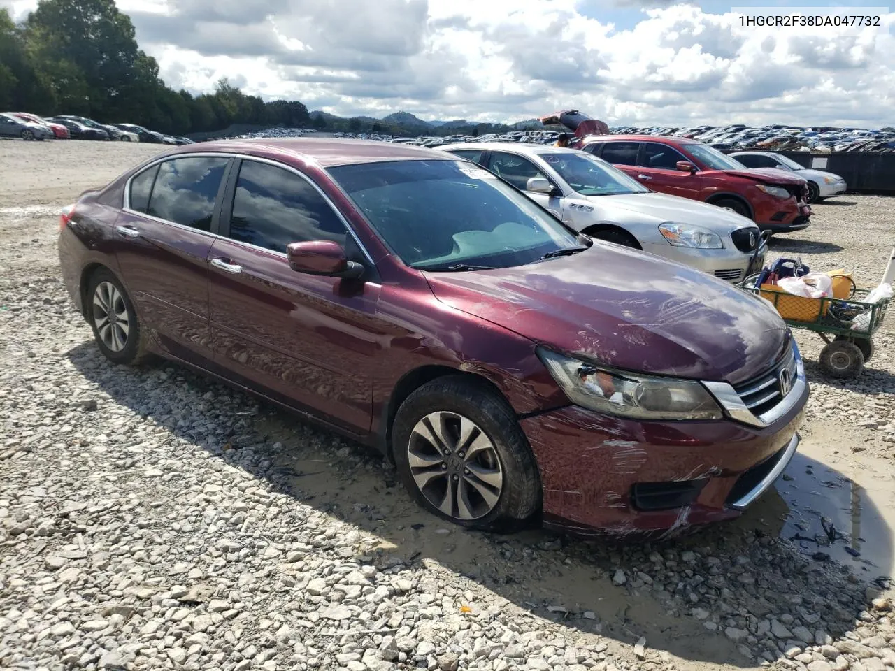 2013 Honda Accord Lx VIN: 1HGCR2F38DA047732 Lot: 73857744