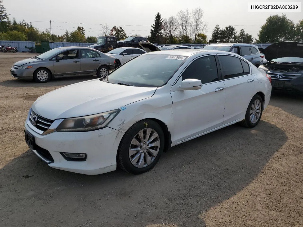 1HGCR2F82DA803289 2013 Honda Accord Exl