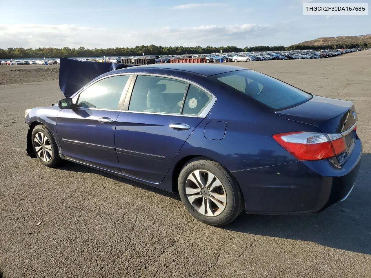 2013 Honda Accord Lx VIN: 1HGCR2F30DA167685 Lot: 74492494