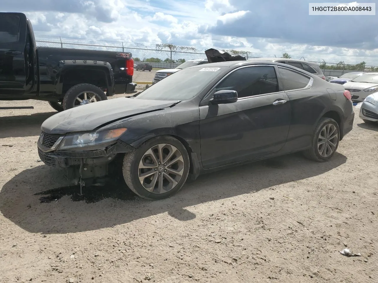 2013 Honda Accord Exl VIN: 1HGCT2B80DA008443 Lot: 74572724