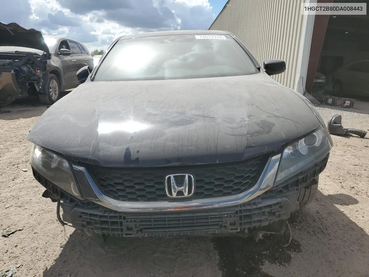 2013 Honda Accord Exl VIN: 1HGCT2B80DA008443 Lot: 74572724