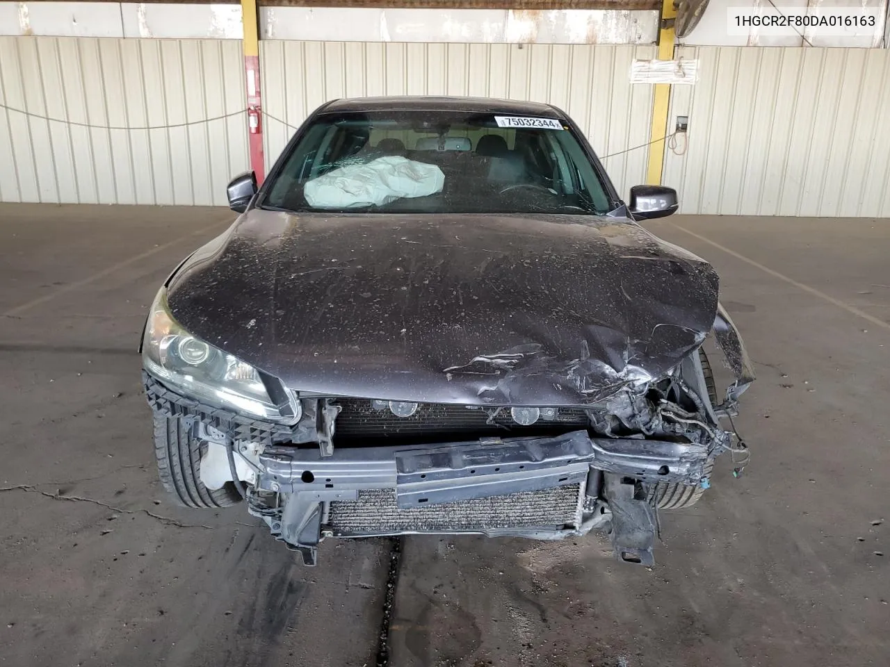 2013 Honda Accord Exl VIN: 1HGCR2F80DA016163 Lot: 75032344