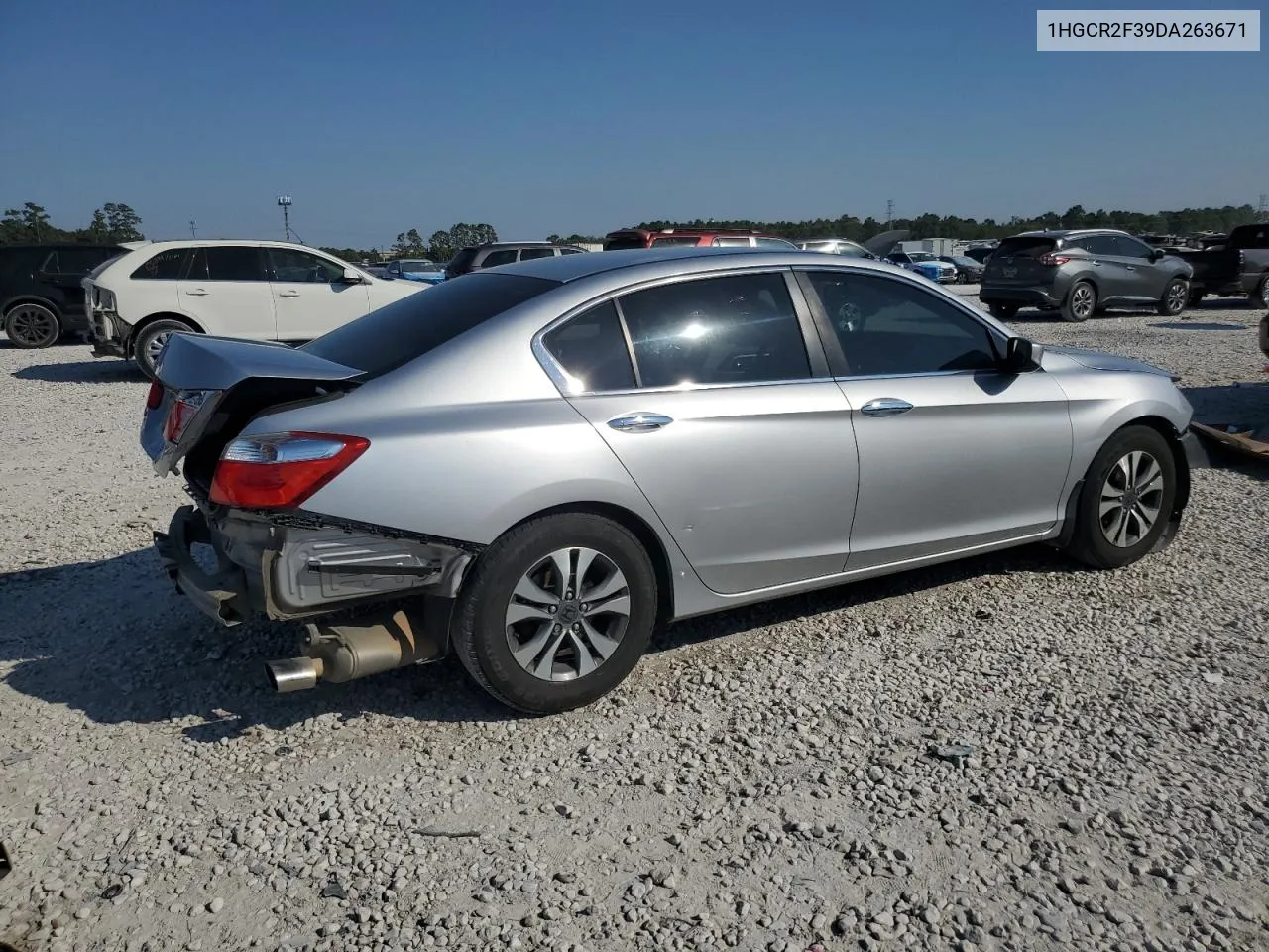 2013 Honda Accord Lx VIN: 1HGCR2F39DA263671 Lot: 75274074