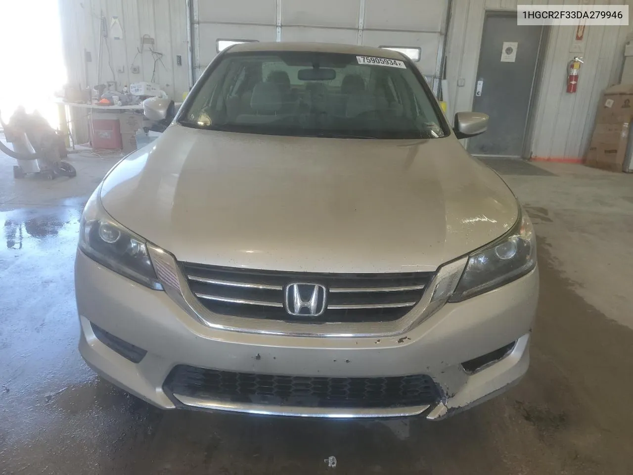 2013 Honda Accord Lx VIN: 1HGCR2F33DA279946 Lot: 75905934