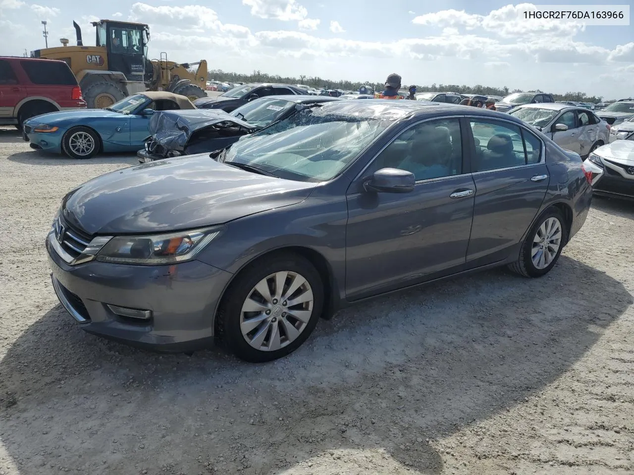 2013 Honda Accord Ex VIN: 1HGCR2F76DA163966 Lot: 76054994