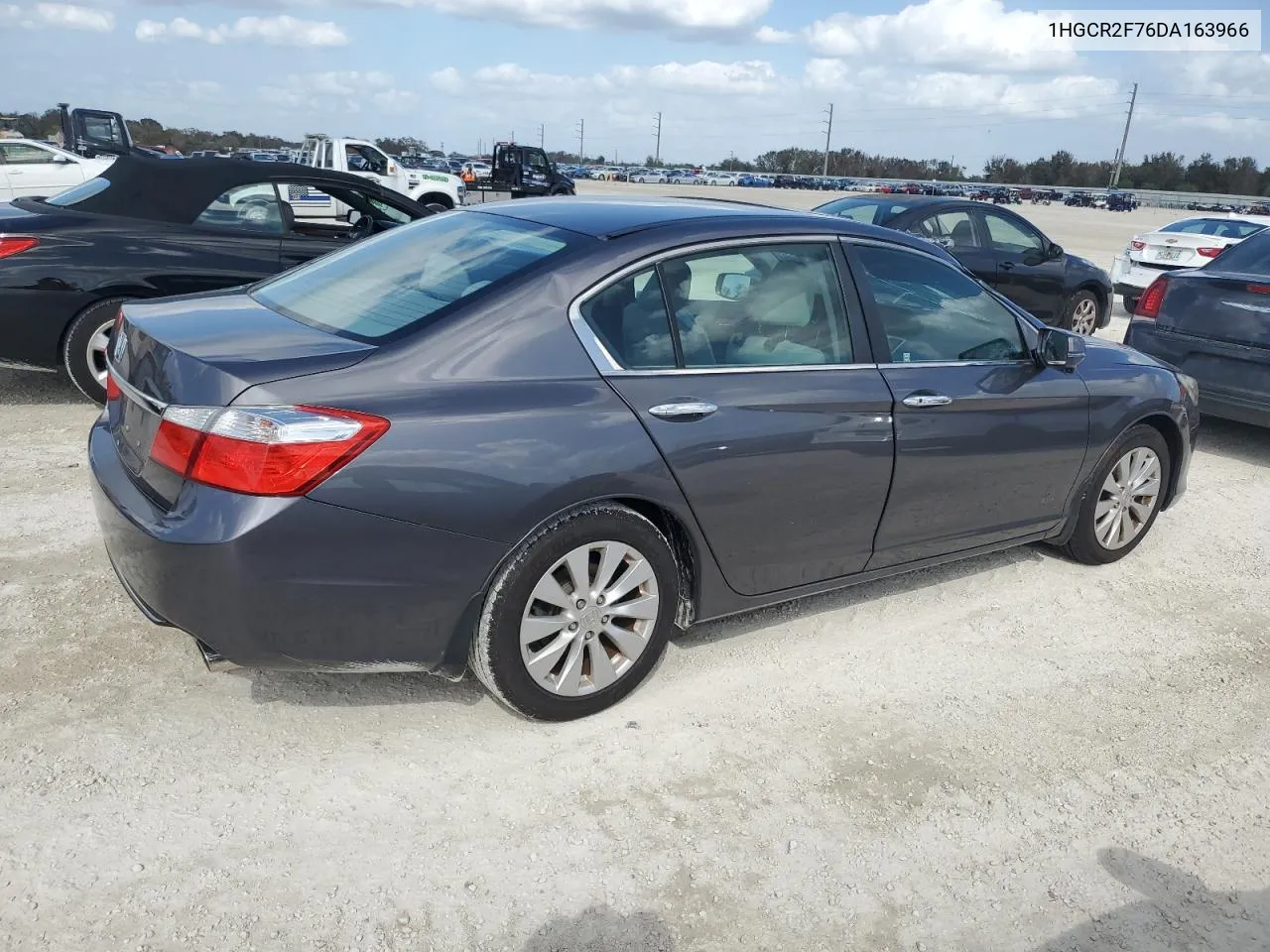 2013 Honda Accord Ex VIN: 1HGCR2F76DA163966 Lot: 76054994