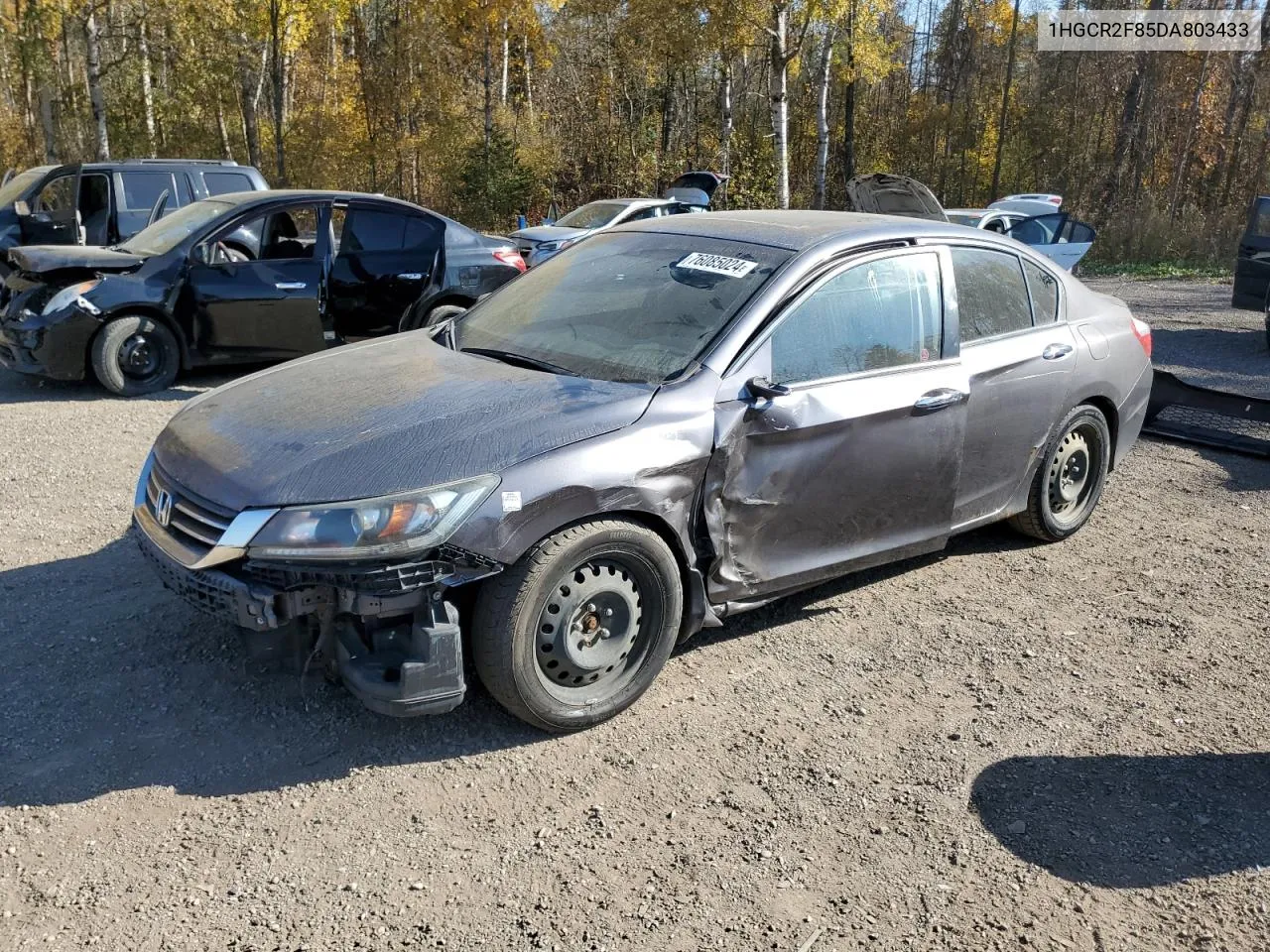 2013 Honda Accord Exl VIN: 1HGCR2F85DA803433 Lot: 76085024