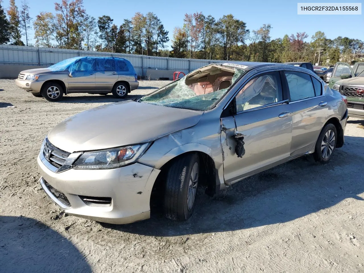 2013 Honda Accord Lx VIN: 1HGCR2F32DA155568 Lot: 76393674