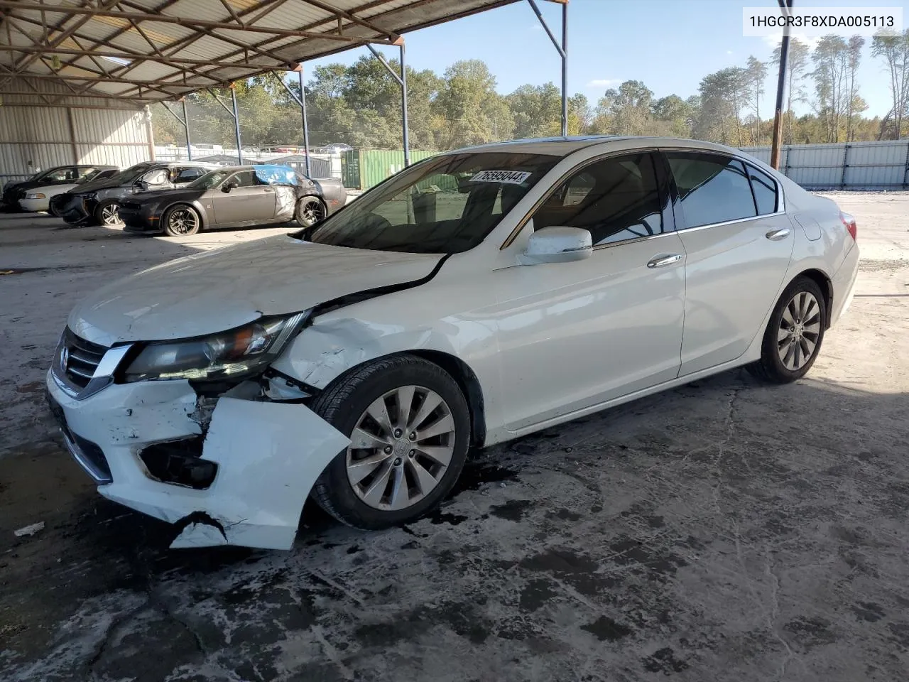 2013 Honda Accord Exl VIN: 1HGCR3F8XDA005113 Lot: 76595044