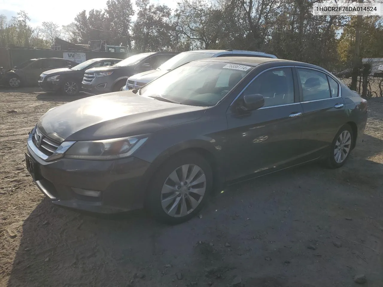 1HGCR2F78DA014524 2013 Honda Accord Ex