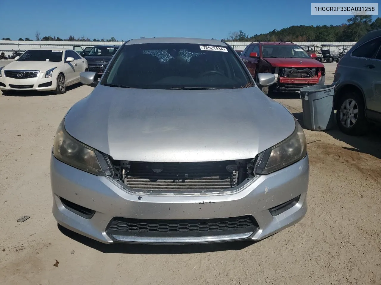 2013 Honda Accord Lx VIN: 1HGCR2F33DA031258 Lot: 76921434