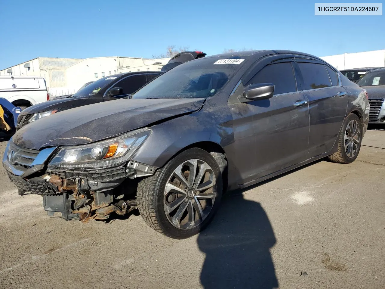 2013 Honda Accord Sport VIN: 1HGCR2F51DA224607 Lot: 77131104