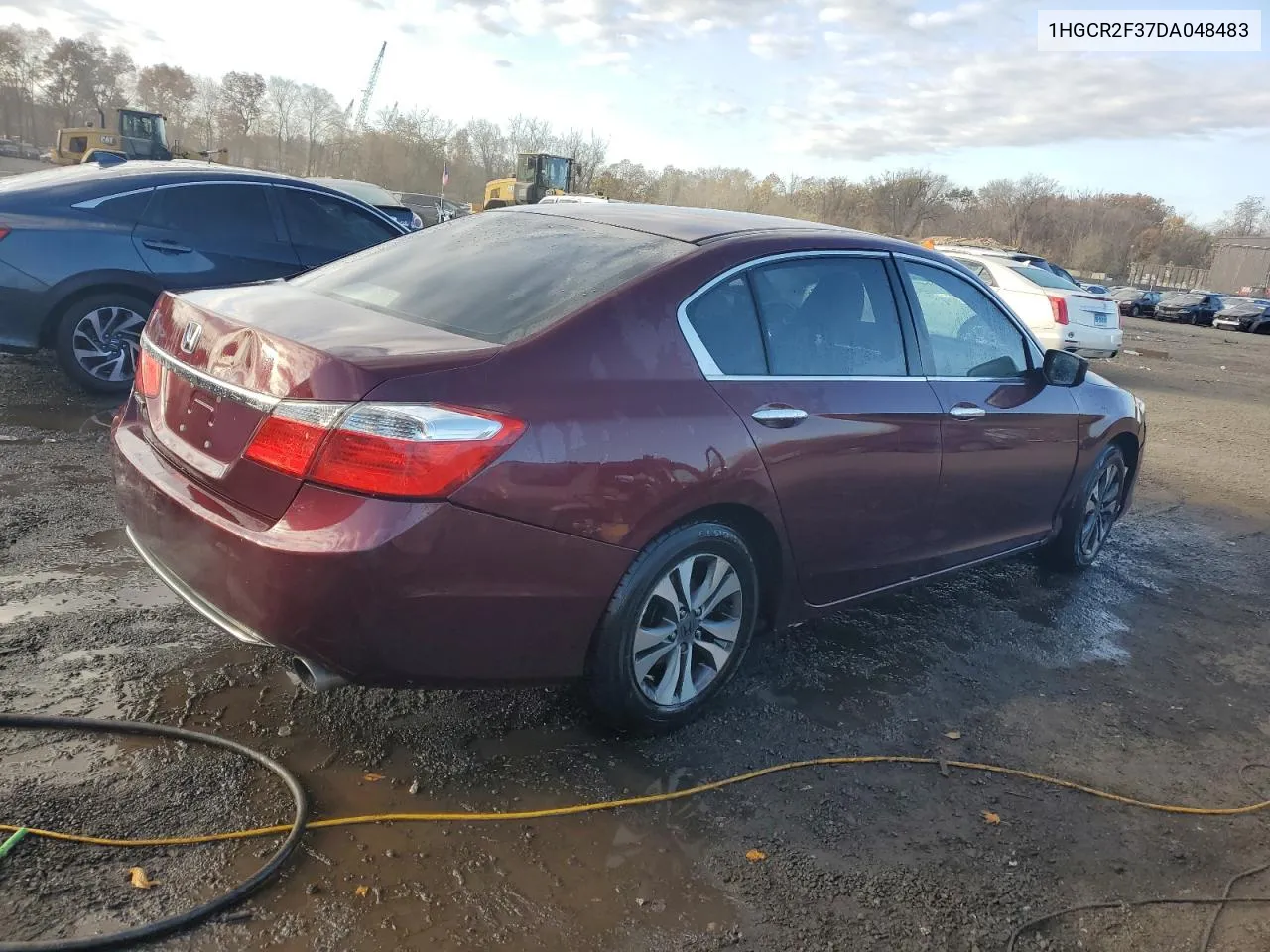 2013 Honda Accord Lx VIN: 1HGCR2F37DA048483 Lot: 77191514