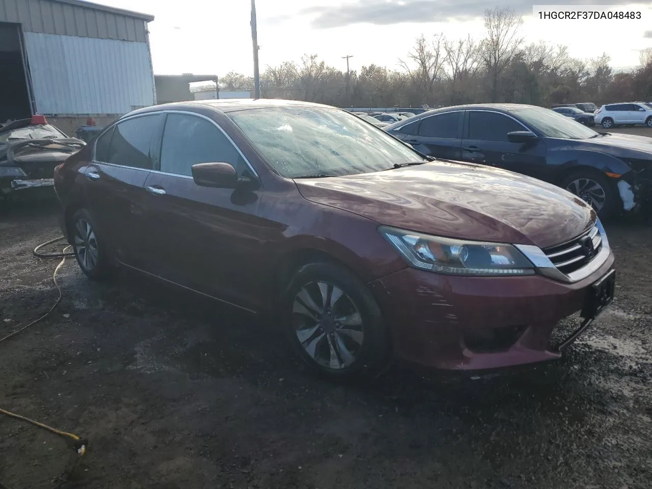 2013 Honda Accord Lx VIN: 1HGCR2F37DA048483 Lot: 77191514