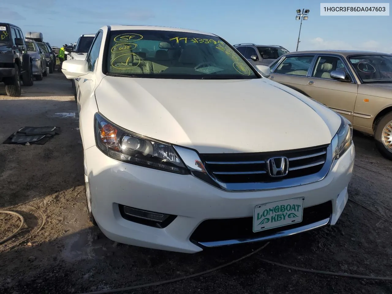 1HGCR3F86DA047603 2013 Honda Accord Exl