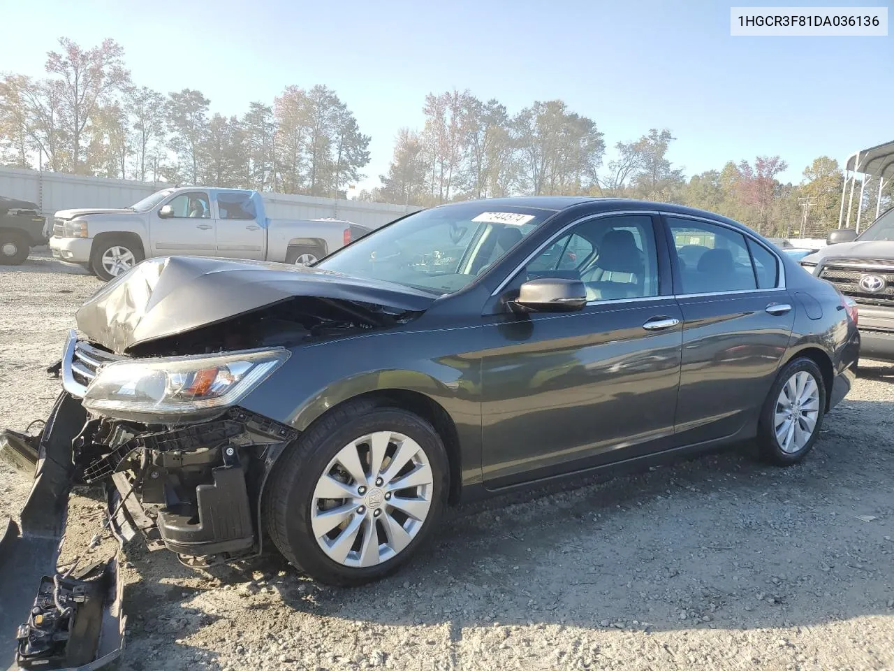 2013 Honda Accord Exl VIN: 1HGCR3F81DA036136 Lot: 77344574