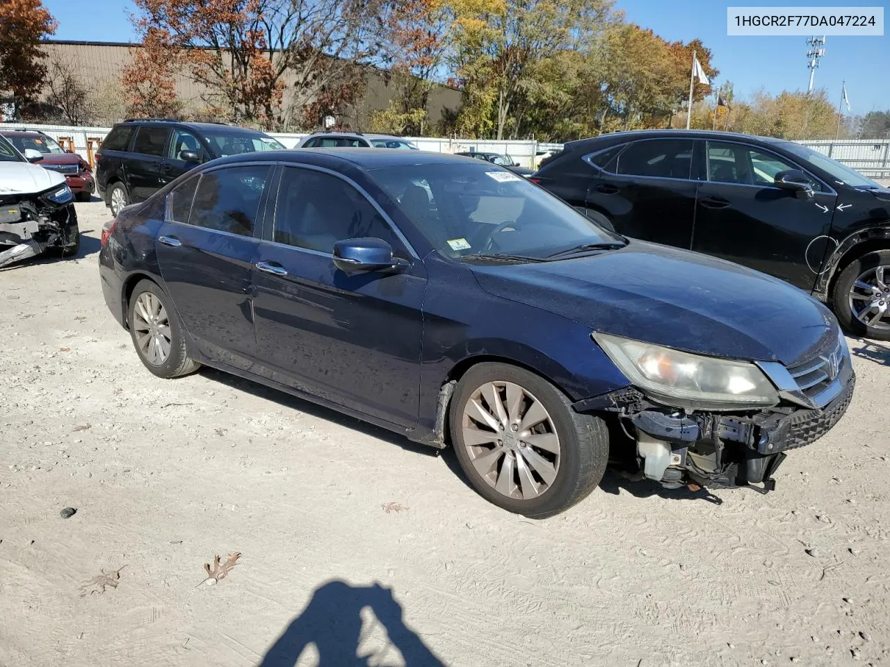 2013 Honda Accord Ex VIN: 1HGCR2F77DA047224 Lot: 77354434