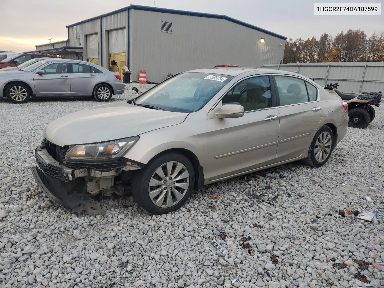 2013 Honda Accord Ex VIN: 1HGCR2F74DA187599 Lot: 77568234