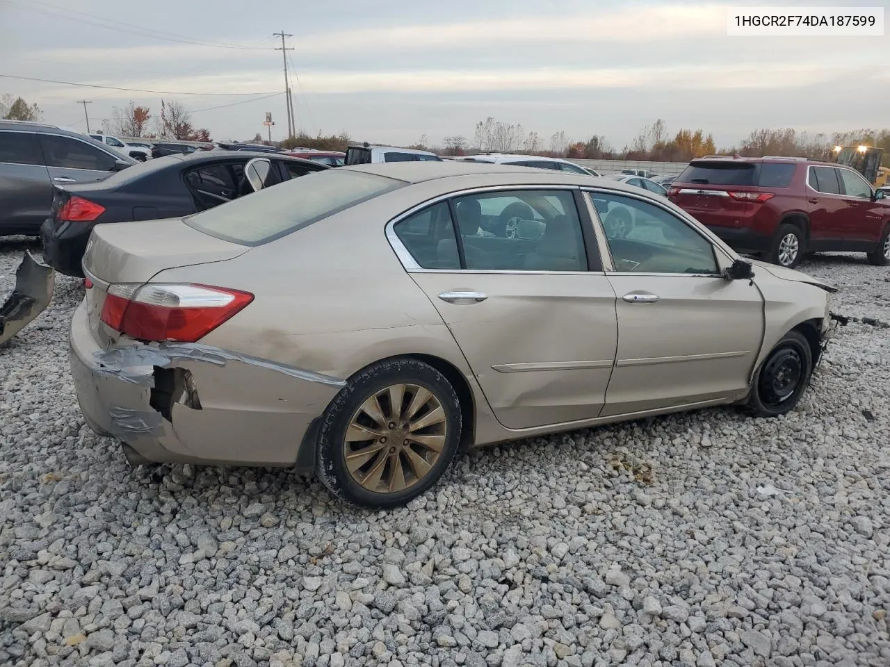 2013 Honda Accord Ex VIN: 1HGCR2F74DA187599 Lot: 77568234