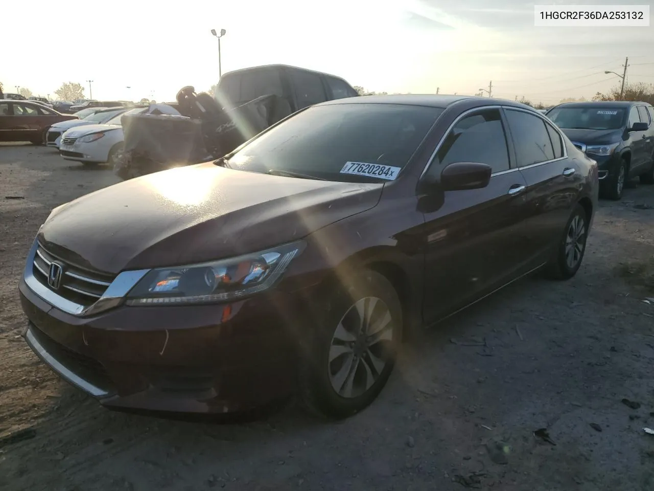 2013 Honda Accord Lx VIN: 1HGCR2F36DA253132 Lot: 77620284