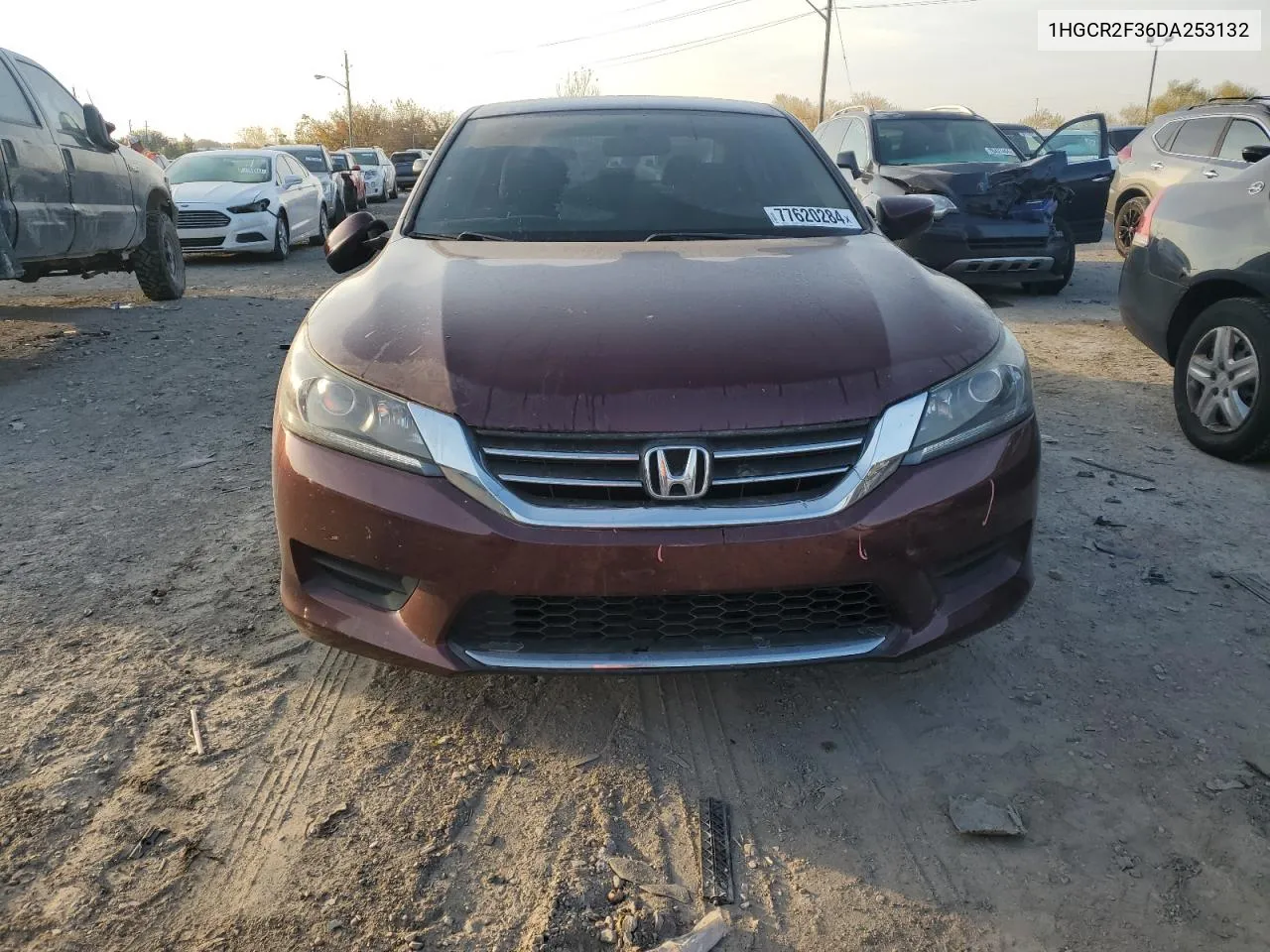 2013 Honda Accord Lx VIN: 1HGCR2F36DA253132 Lot: 77620284