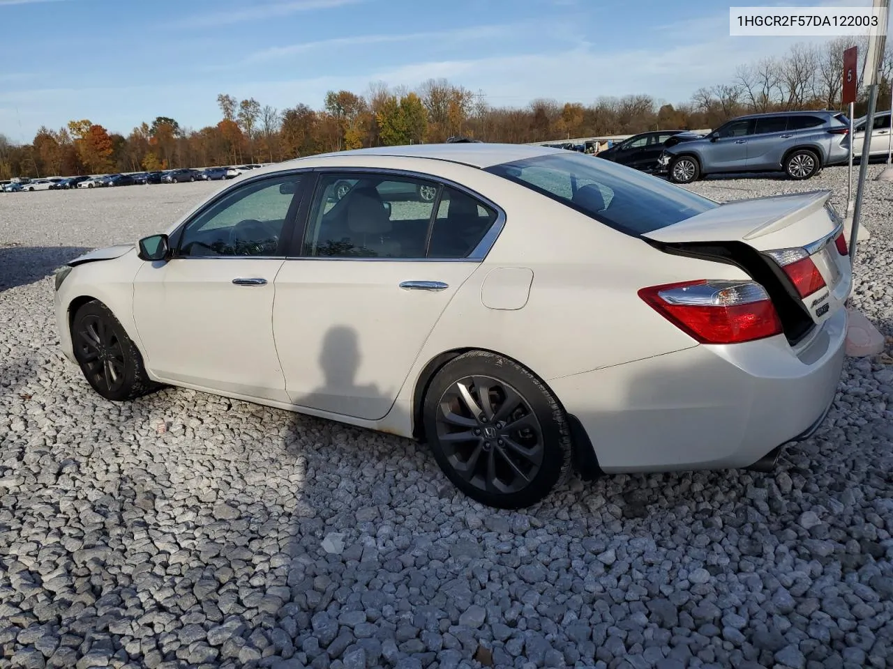 1HGCR2F57DA122003 2013 Honda Accord Sport