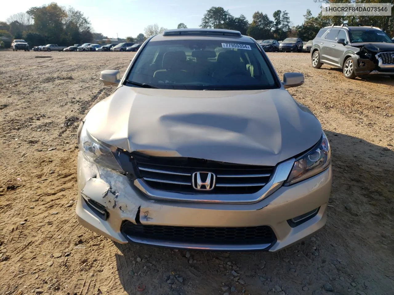 2013 Honda Accord Exl VIN: 1HGCR2F84DA073546 Lot: 77955354