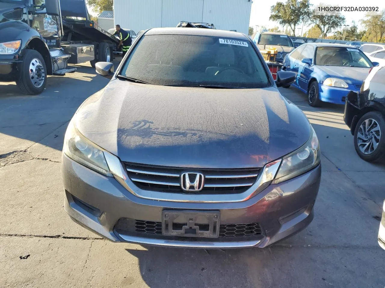 1HGCR2F32DA030392 2013 Honda Accord Lx