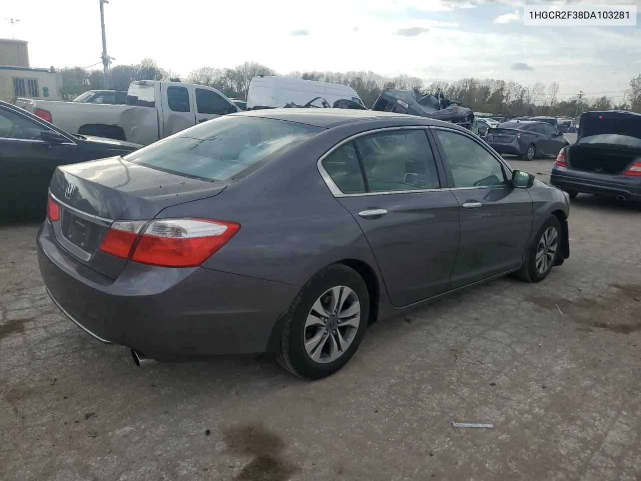 1HGCR2F38DA103281 2013 Honda Accord Lx