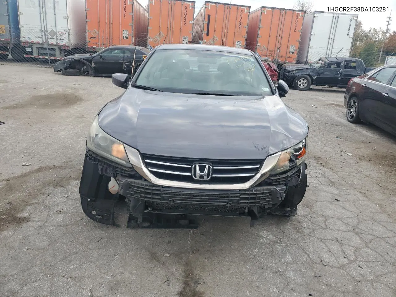 1HGCR2F38DA103281 2013 Honda Accord Lx